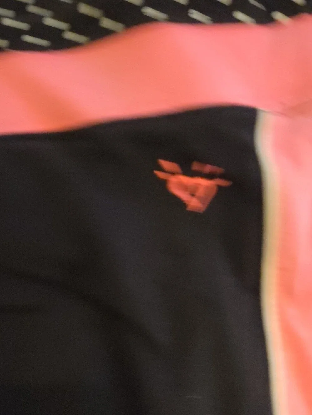 Justice Navy and Pink Girls' Joggers with Polka Dot Waistband